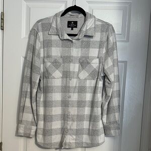 Men or Women’s Gray Plaid Shirt